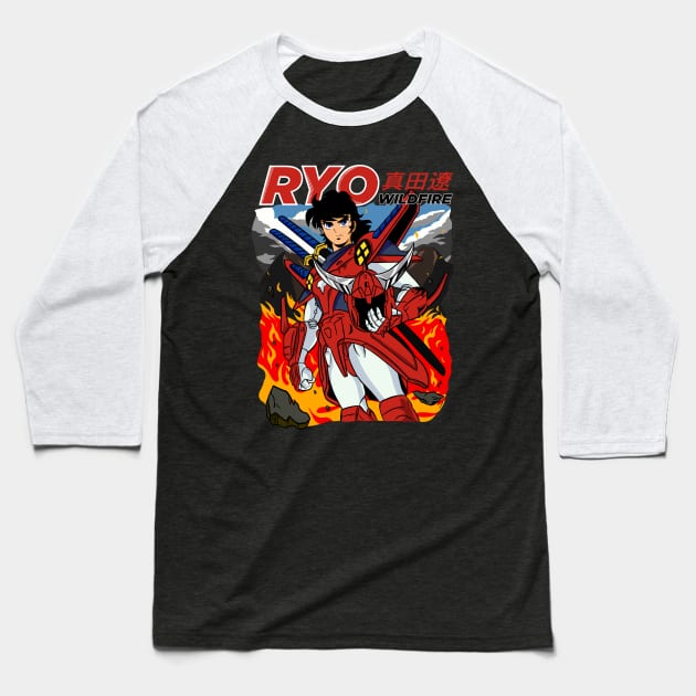 Ryo of the Wildfire Baseball T-Shirt by Jones Factory